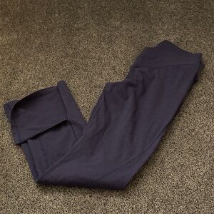 Extra High Rise Flare Dark Blue Leggings